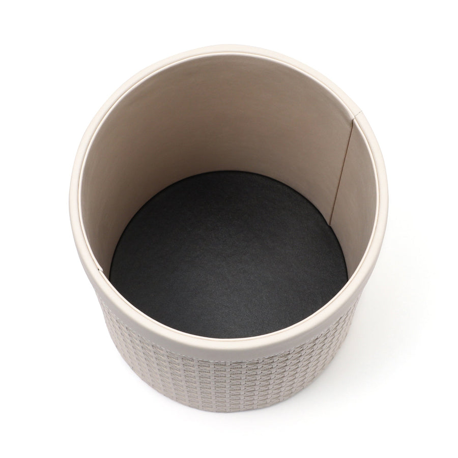 エンボス ダストボックス S アイボリー