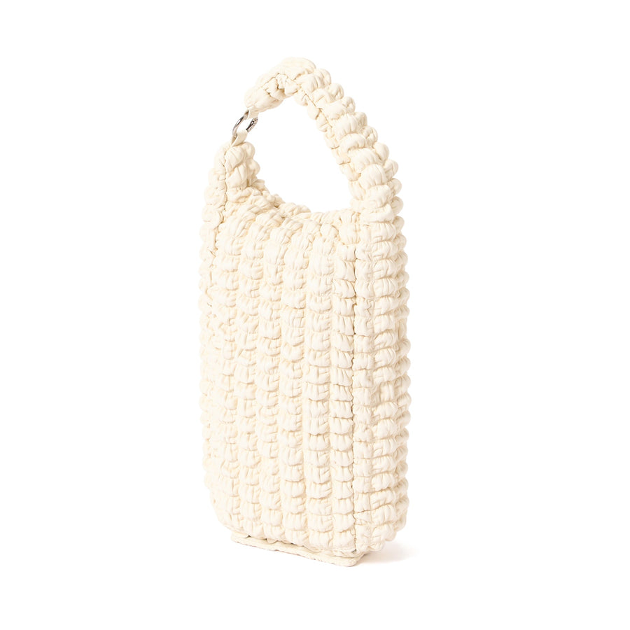 モコモコ 掛けられるティッシュカバー アイボリー