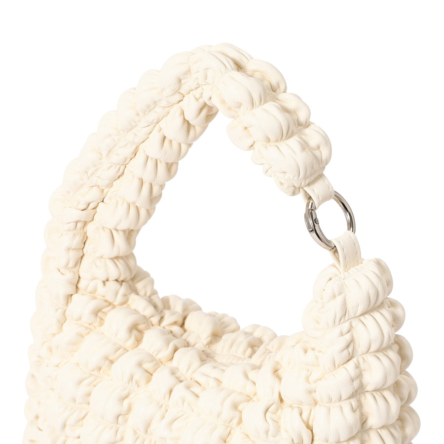 モコモコ 掛けられるティッシュカバー アイボリー