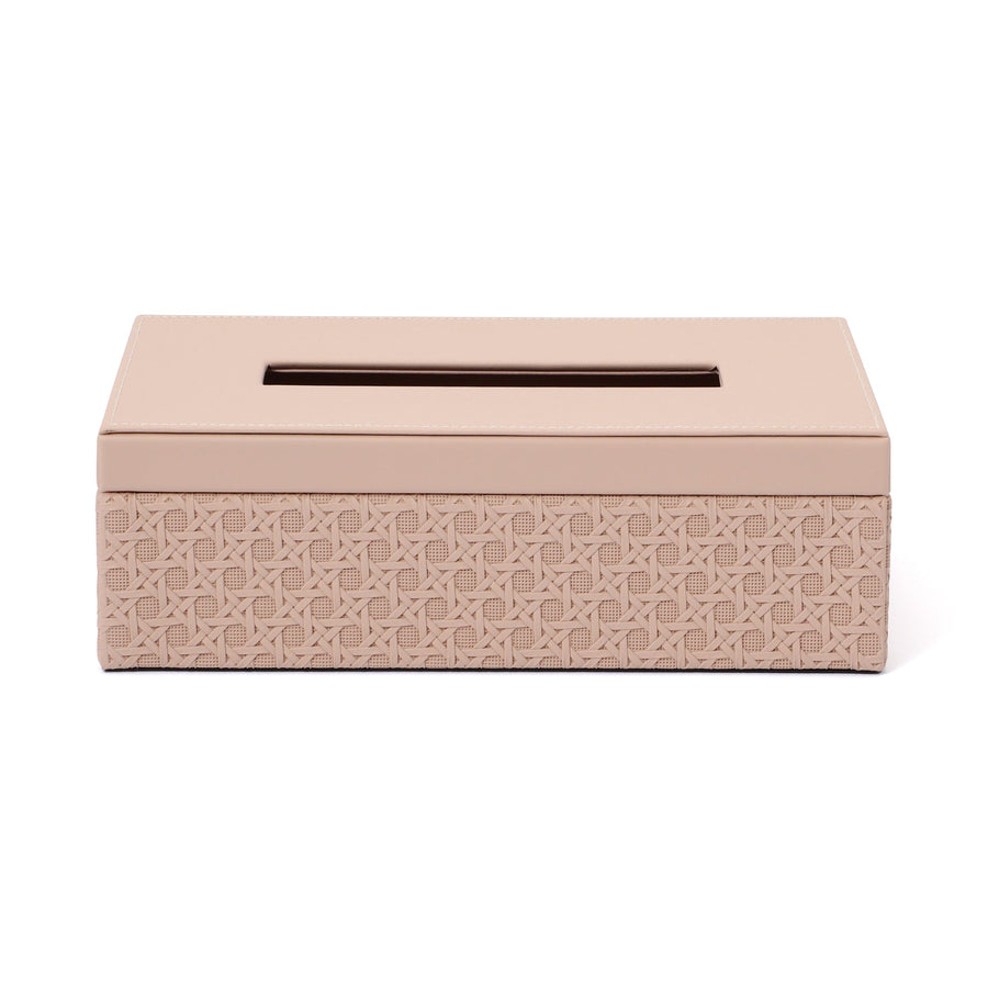 エンボス ティッシュボックス ピンク