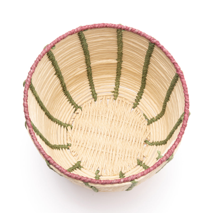 ピンストライプ バスケット M