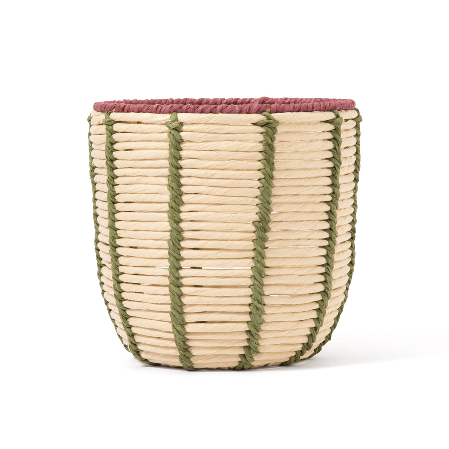 ピンストライプ バスケット S