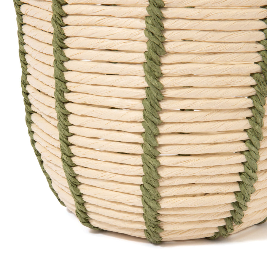 ピンストライプ バスケット S