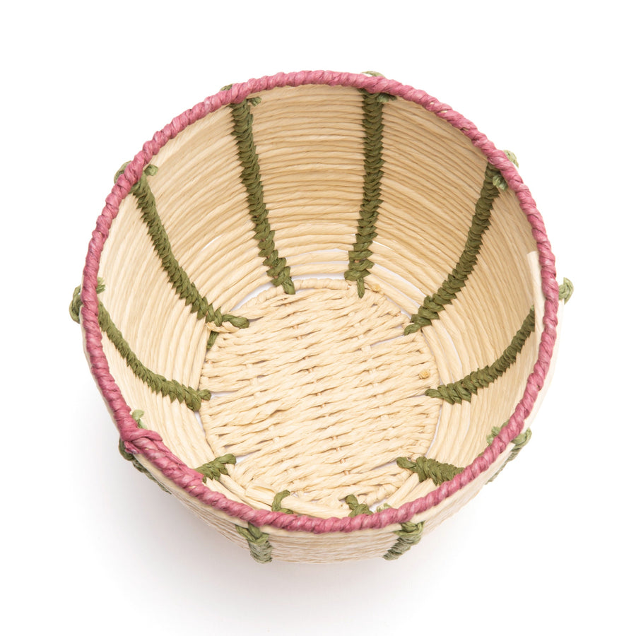 ピンストライプ バスケット S