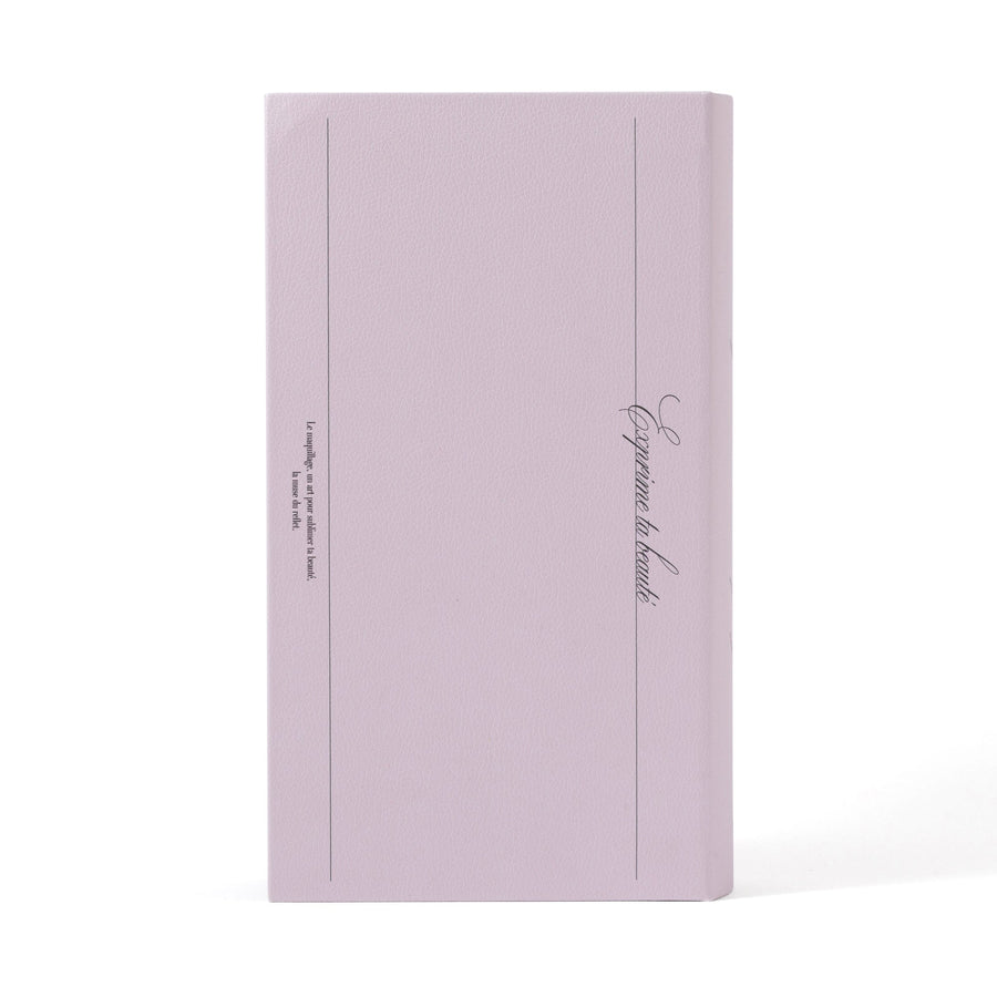 ブック ティッシュボックス タイポグラフィ ライトピンク