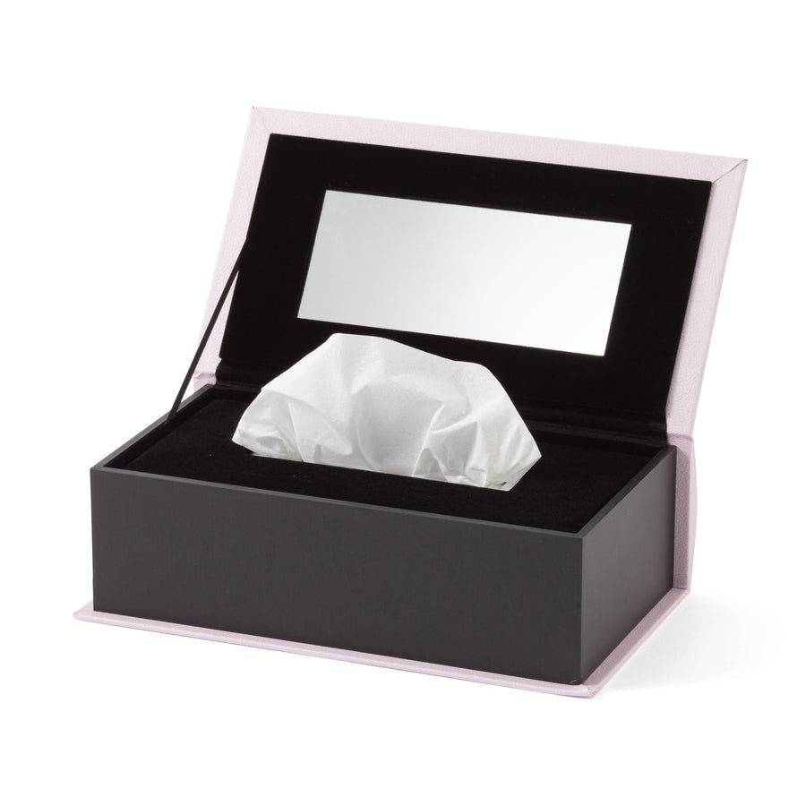 ブック ティッシュボックス タイポグラフィ ライトピンク