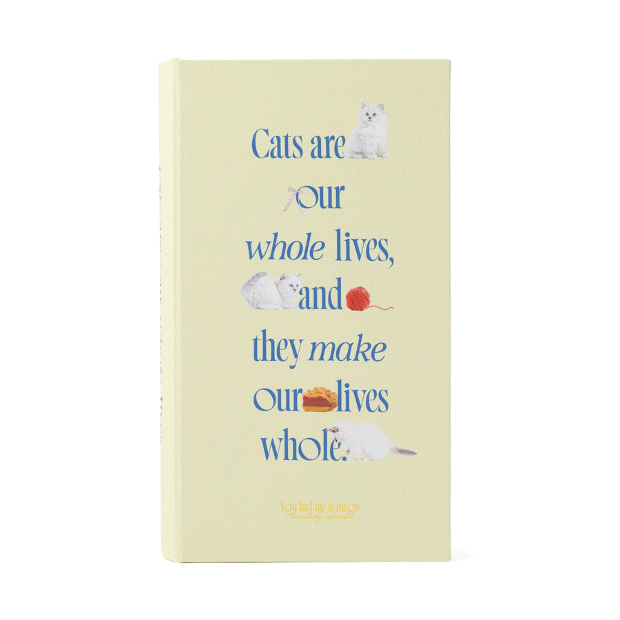 ブック ティッシュボックス キャット ライトイエロー