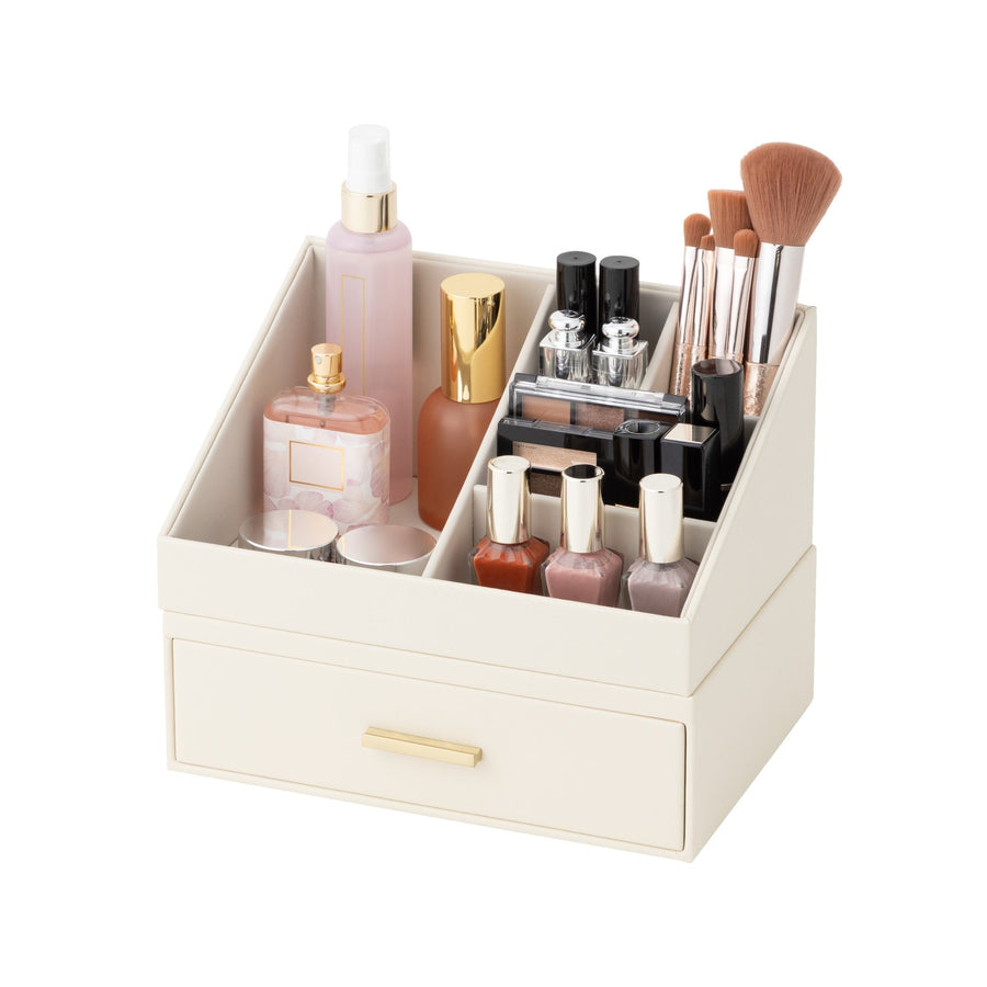 スタッキング コスメ オーガナイザー ホワイト