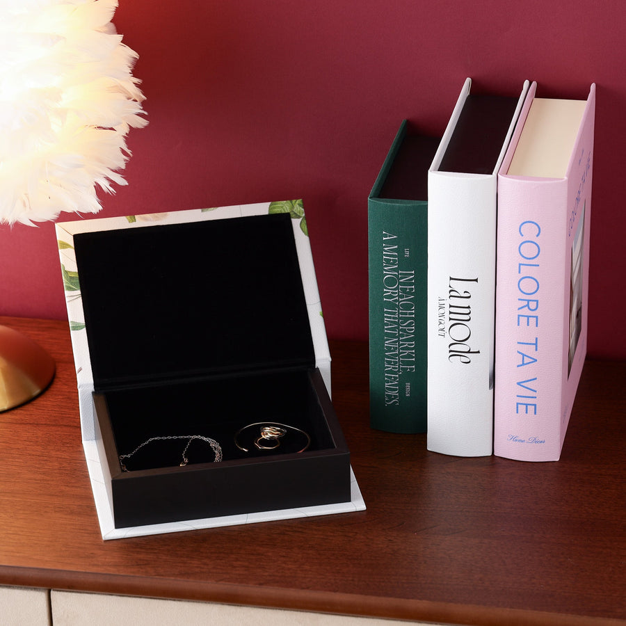 ブックボックス フラワー S ライトベージュ