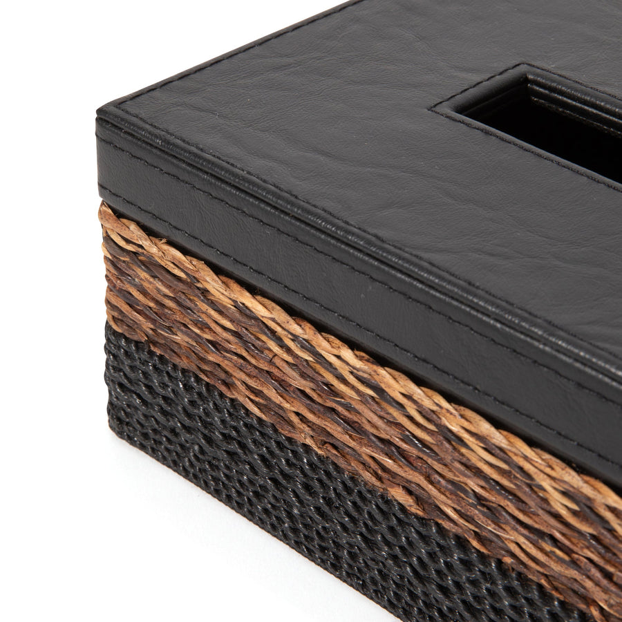 Tissue Box Duo Black