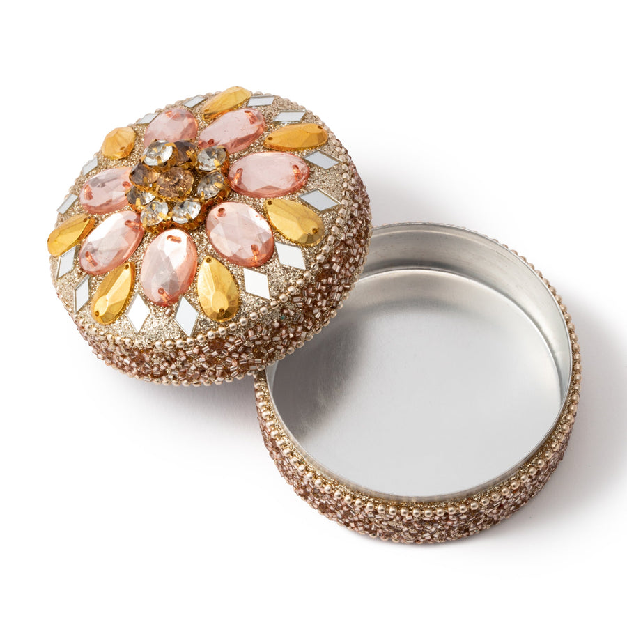 Jewel Mini Case Pink &amp; Gold