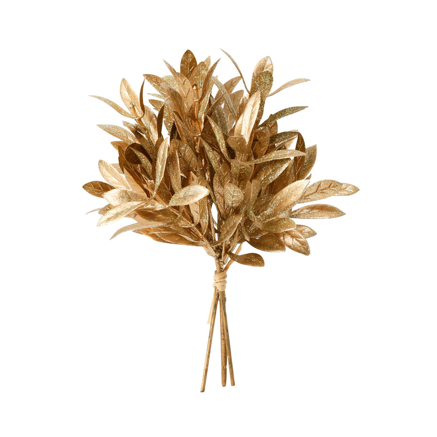 Art Plant Tea Leaf Bouquet Gold