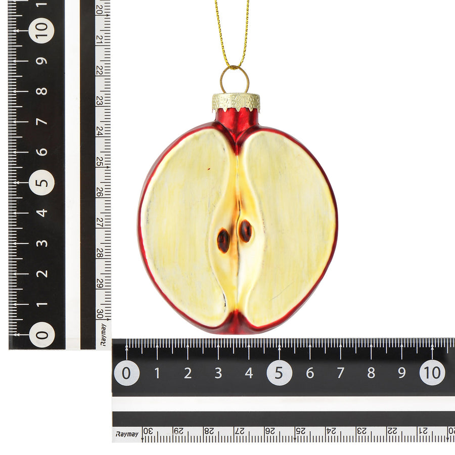 ガラスオーナメント アップル