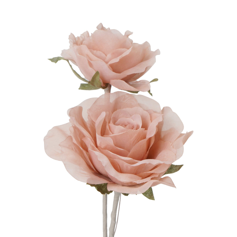 アートフラワー シアー ローズ ピンク