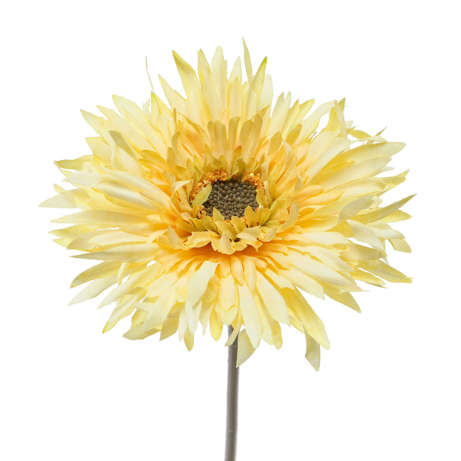 アートフラワー ナチュラル ガーベラ ライトイエロー