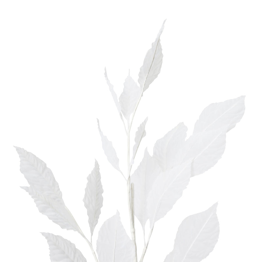 アートフラワー シアー リーフ ホワイト