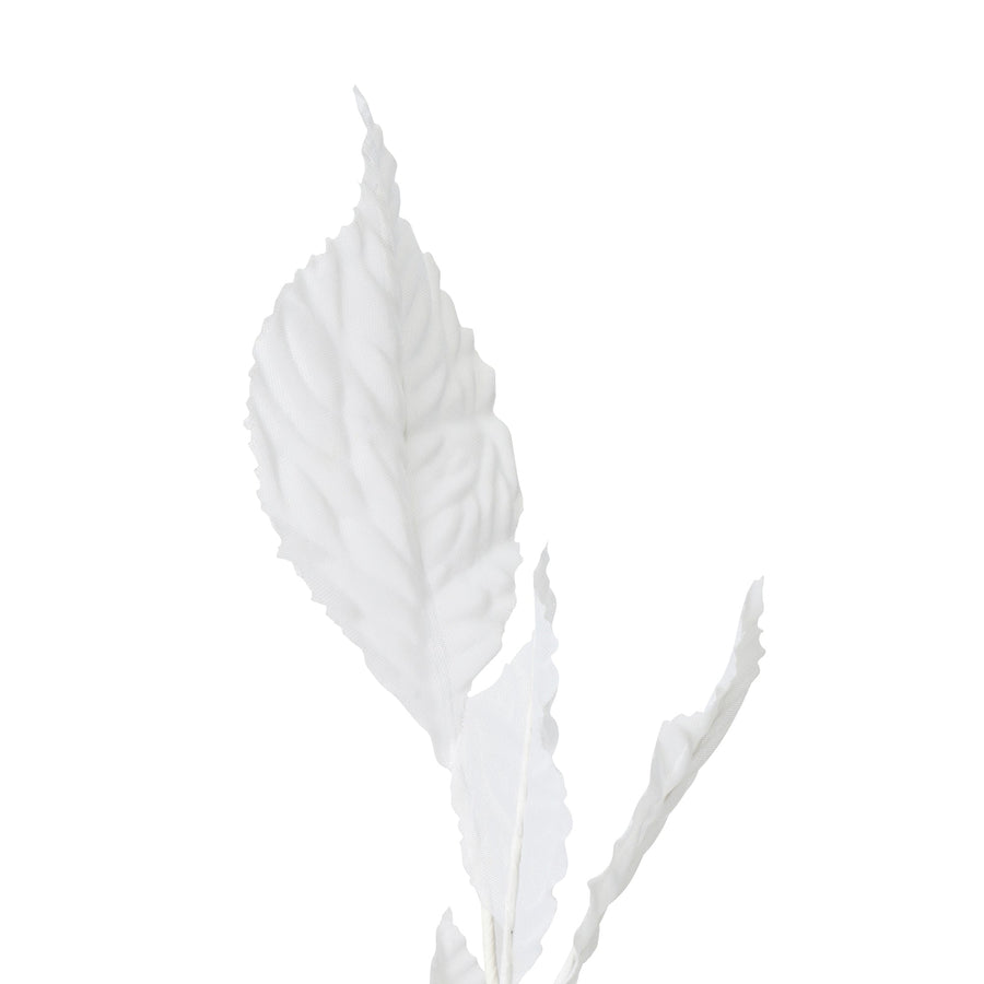 アートフラワー シアー リーフ ホワイト