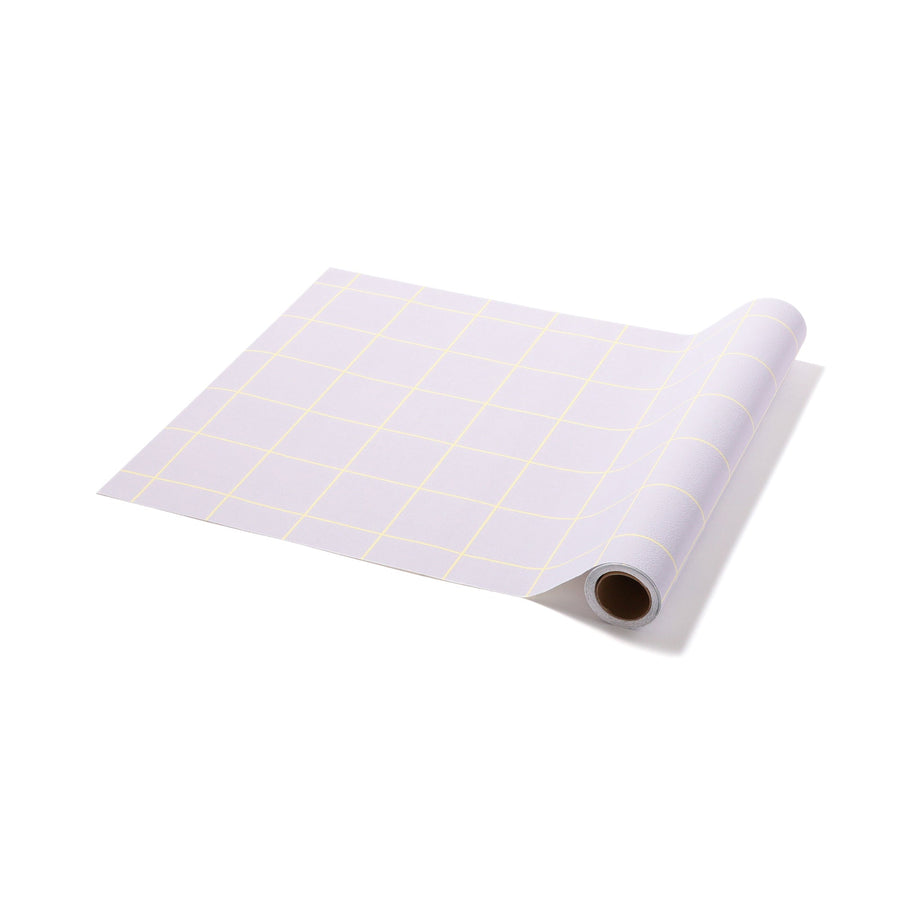 リムーバブル ウォールペーパー チェッカー パープル