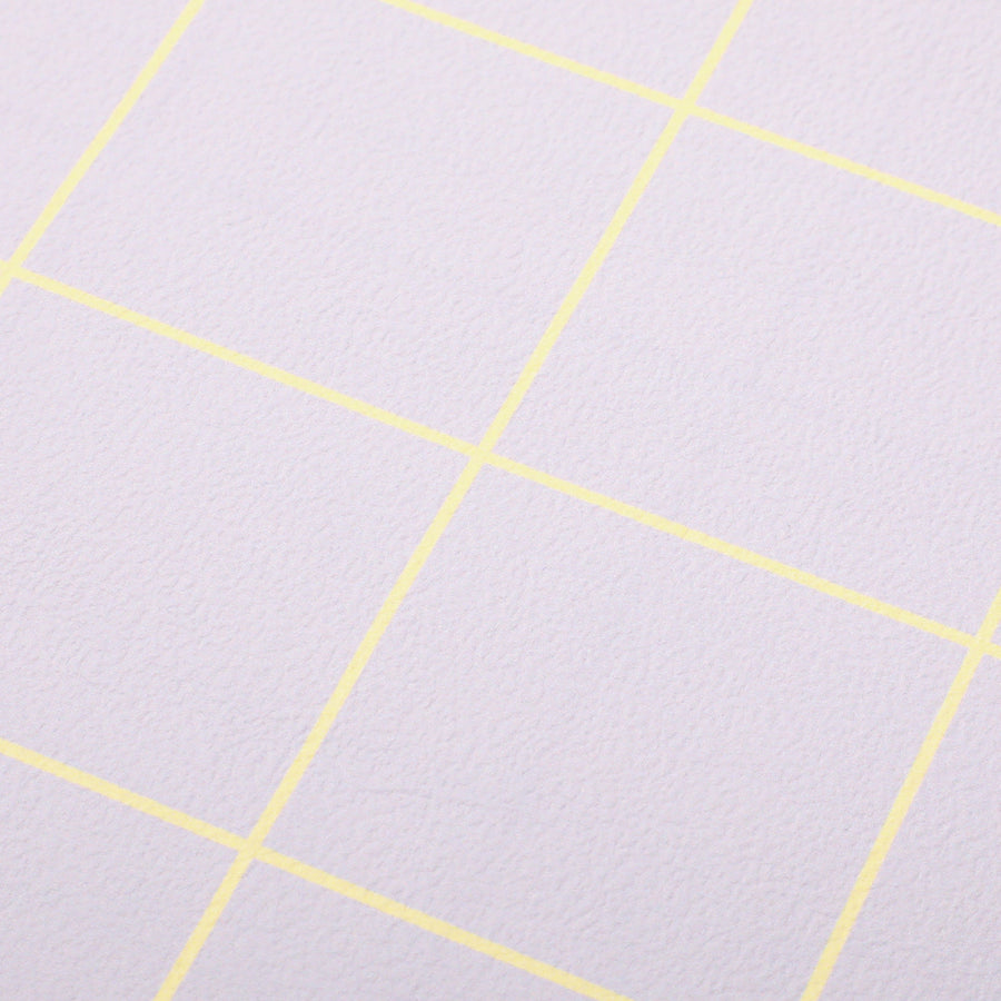 リムーバブル ウォールペーパー チェッカー パープル