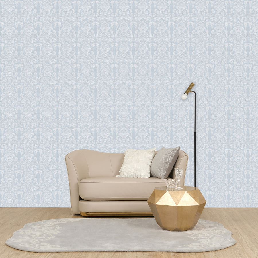 リムーバブル ウォールペーパー アビュー ライトブルー