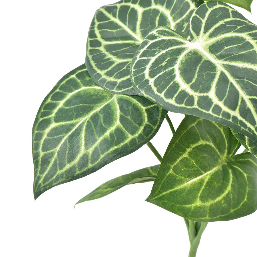 アートフラワー 斑入りモンステラブッシュ