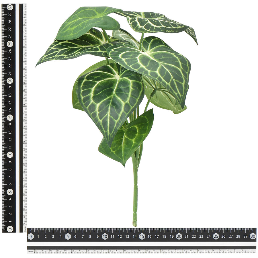 アートフラワー 斑入りモンステラブッシュ