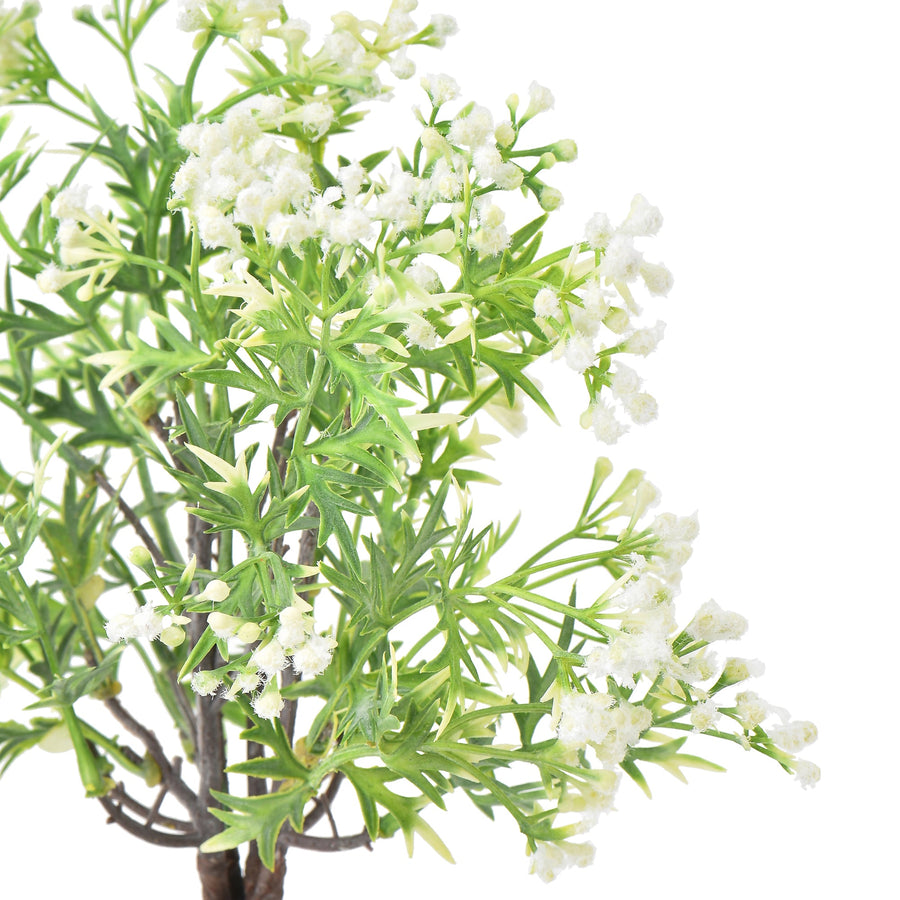 アートフラワー ホワイトエリカバンドル