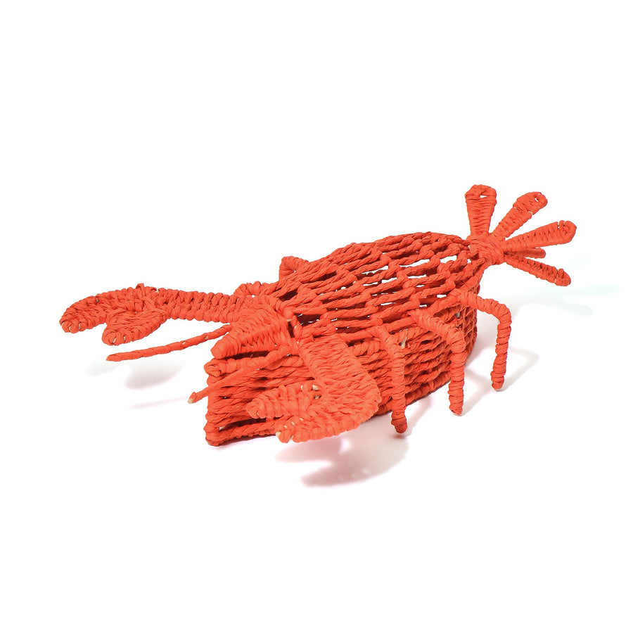 バスケット オマール オブジェ レッド