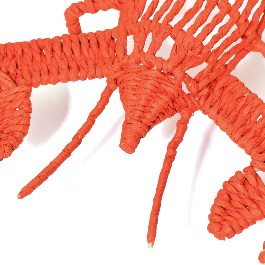 バスケット オマール オブジェ レッド