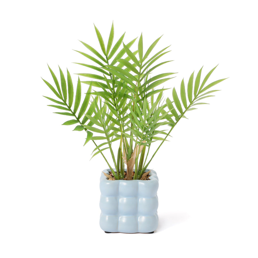 ポット付きアートグリーン パーム
