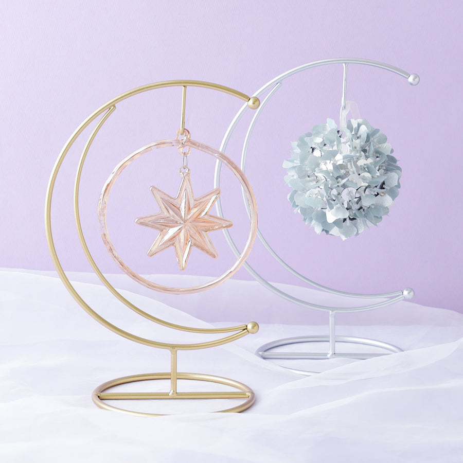 ビーズオーナメント フラワー ブルー