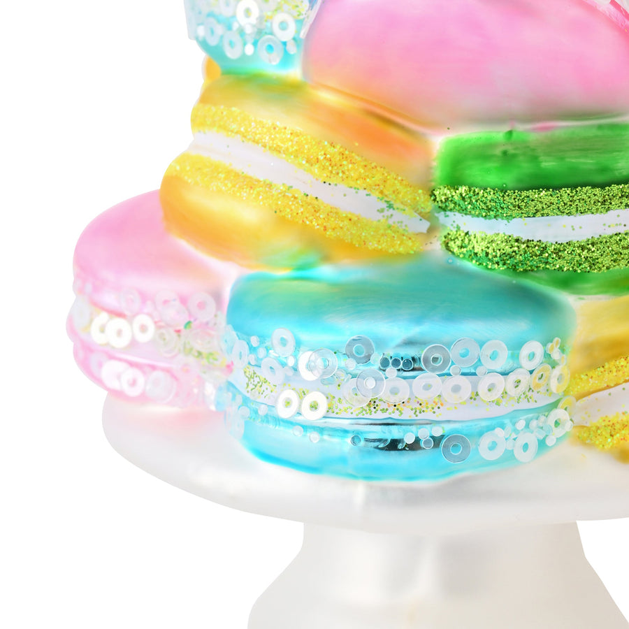 ガラスオーナメント マカロンツリー