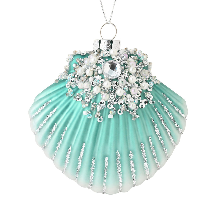 ガラスオーナメント シェル