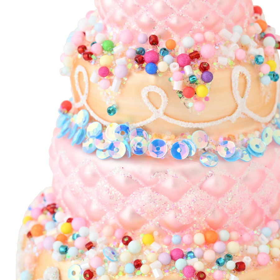 ガラスオーナメント ケーキスタンド