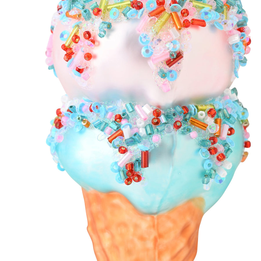 ガラスオーナメント アイスクリーム