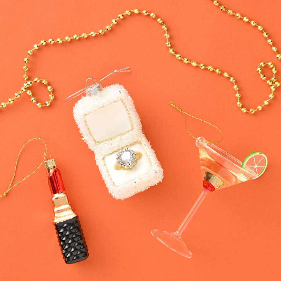 ガラスオーナメント 指輪