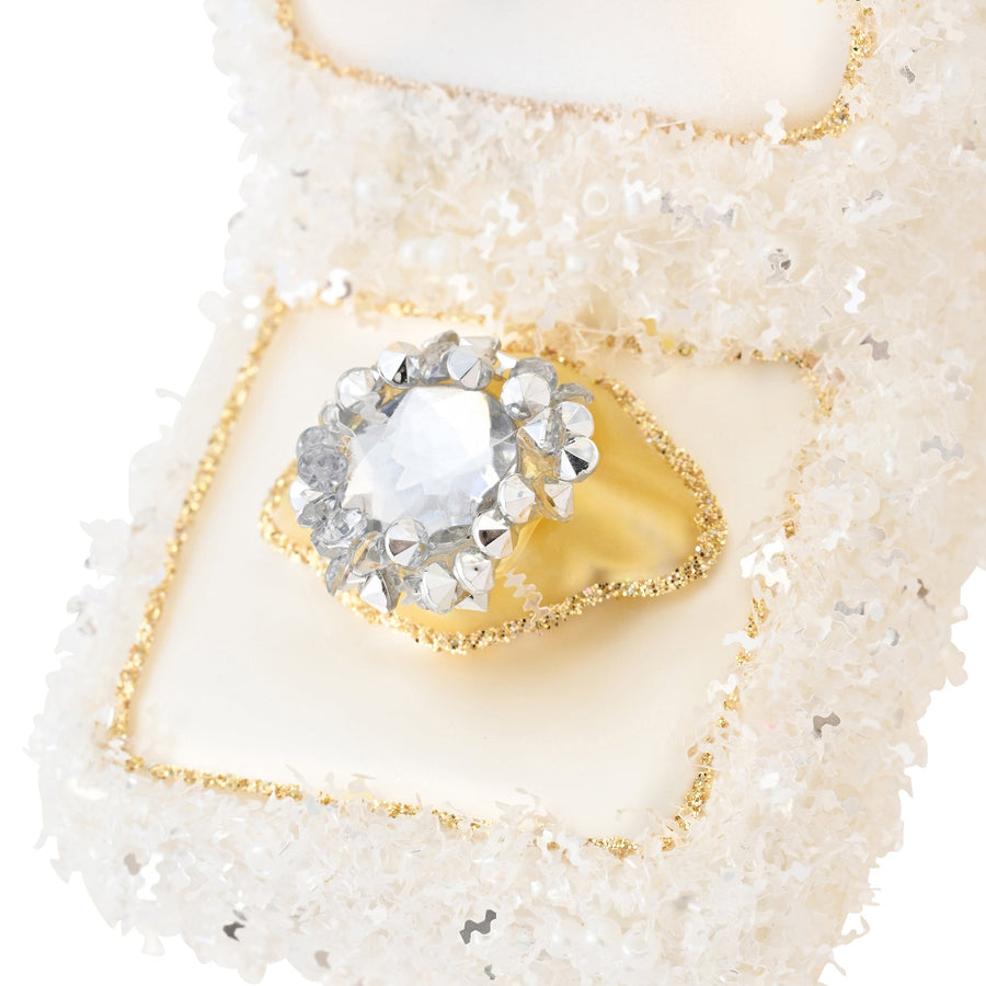 ガラスオーナメント 指輪