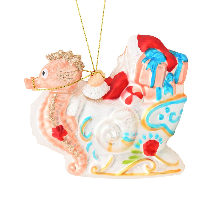 ガラスオーナメント サンタ サザン