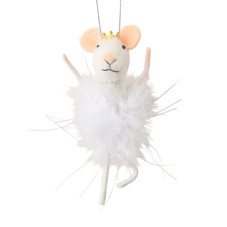 ファブリックオーナメント マウス ファー