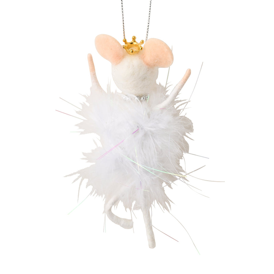 ファブリックオーナメント マウス ファー