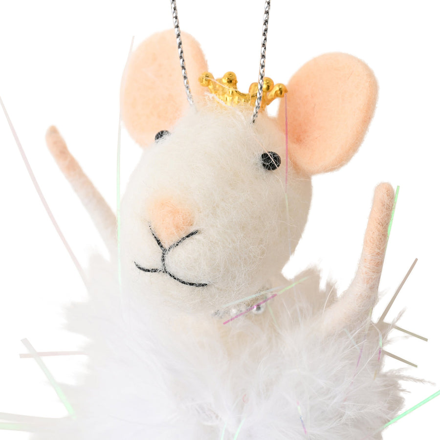 ファブリックオーナメント マウス ファー