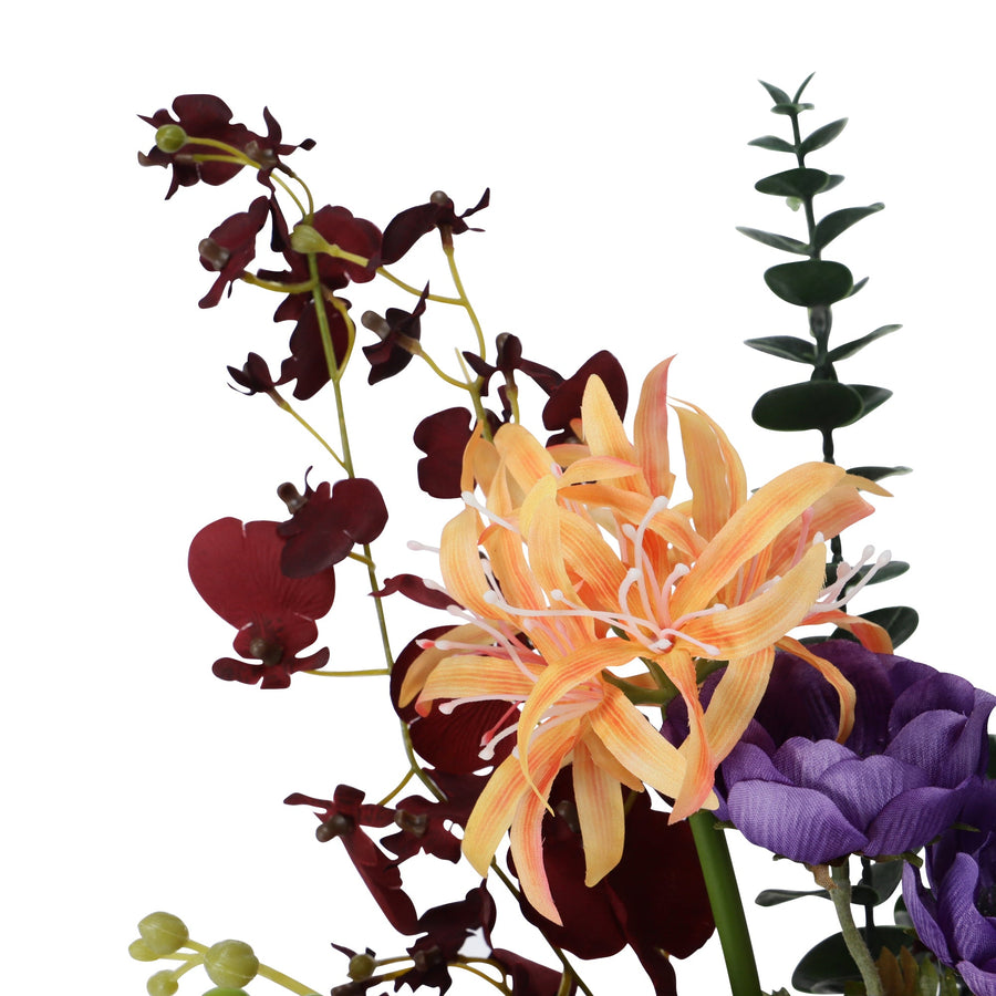 ブーケ ダイヤモンドリリー ミックス イエロー×パープル