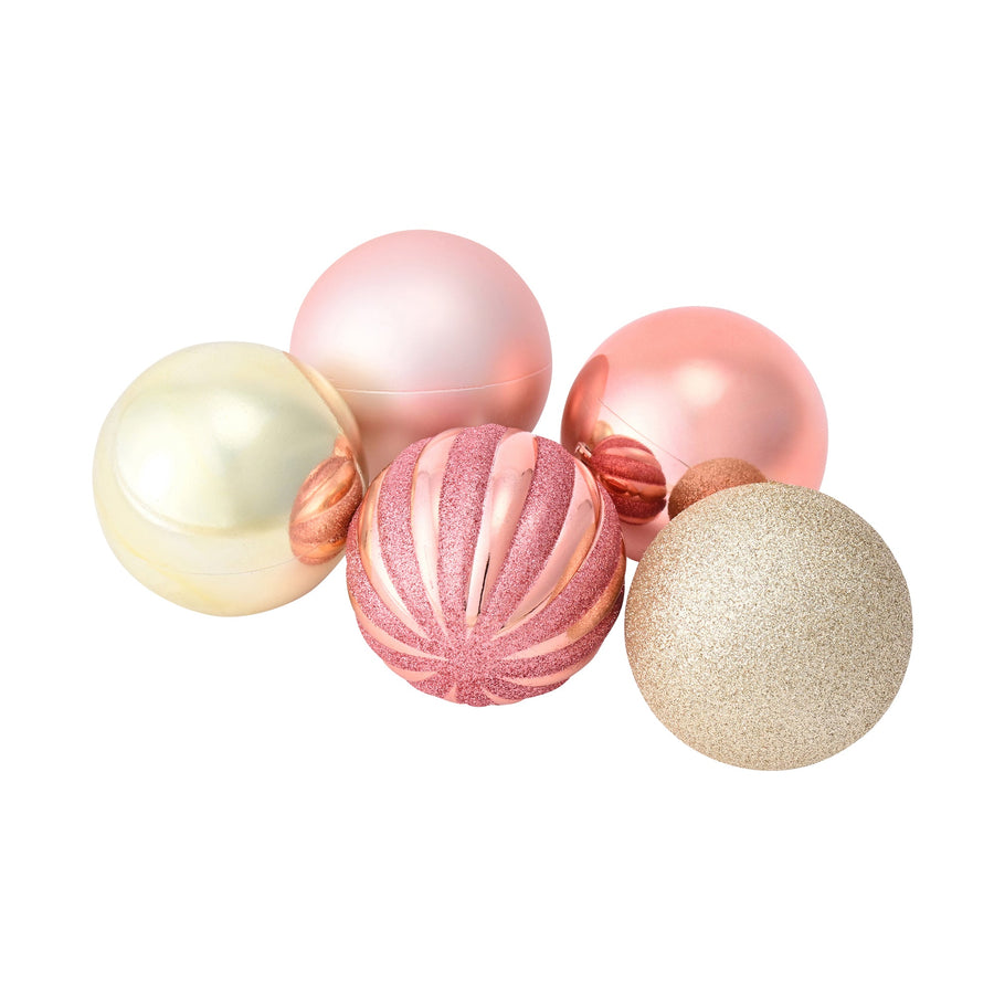 セットオーナメント 8cm 20個 ピンク