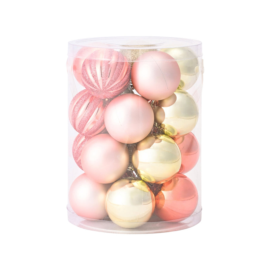 セットオーナメント 6cm 20個 ピンク