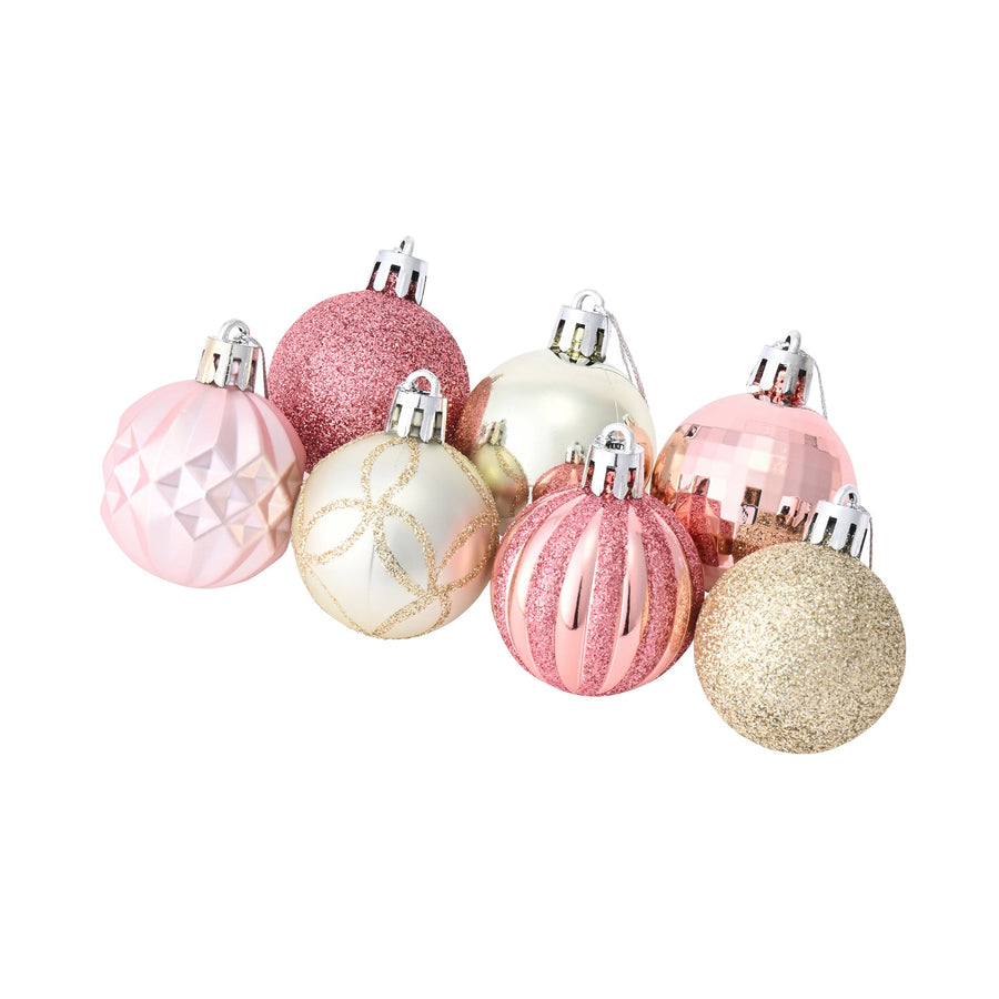 セットオーナメント 4cm 14個 ピンク