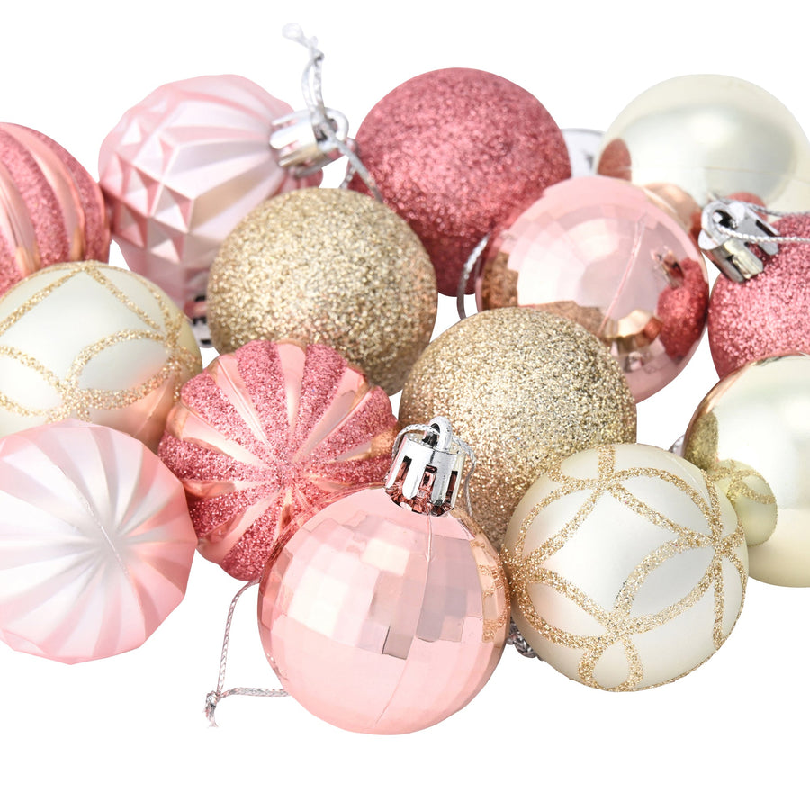セットオーナメント 4cm 14個 ピンク