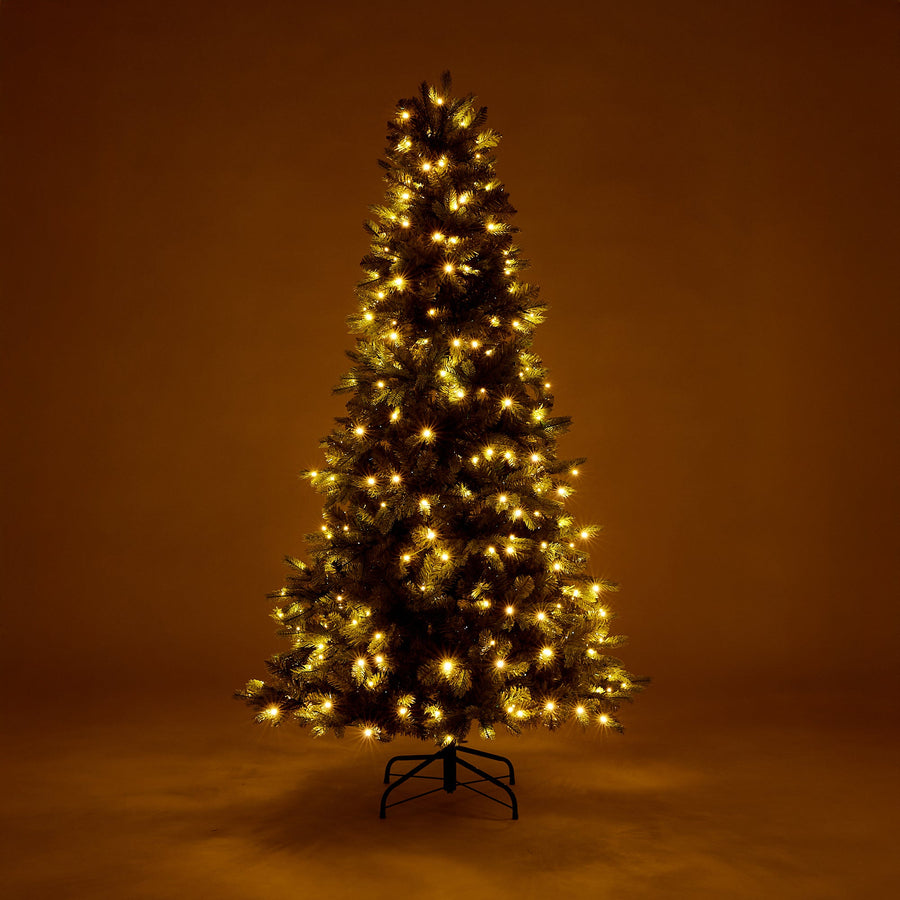 LED280球付き クリスマスツリー 180cm イエローグリーン