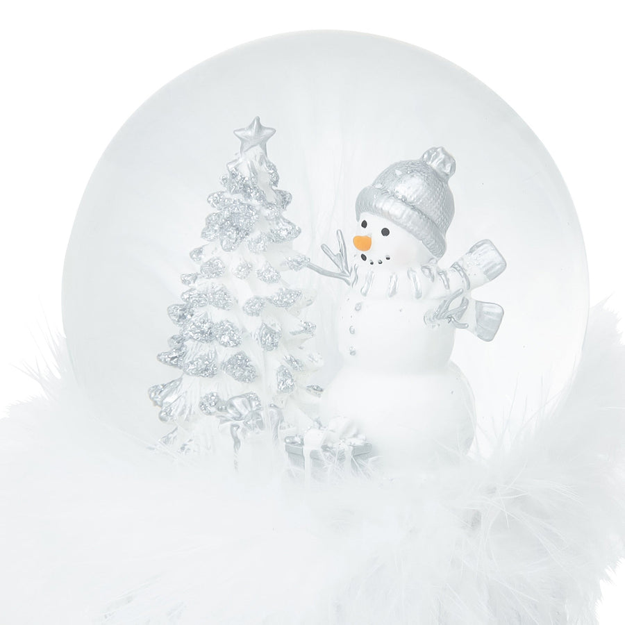 スノードーム スノーマン L ホワイト