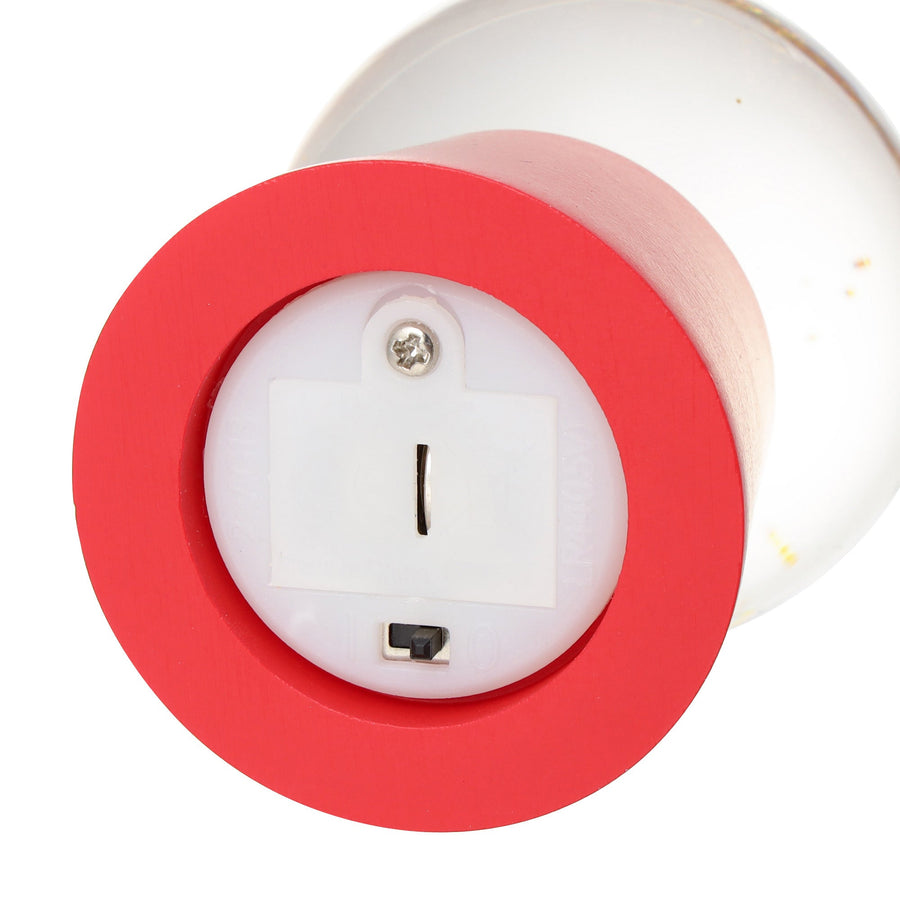 LED スノードーム ハート S レッド