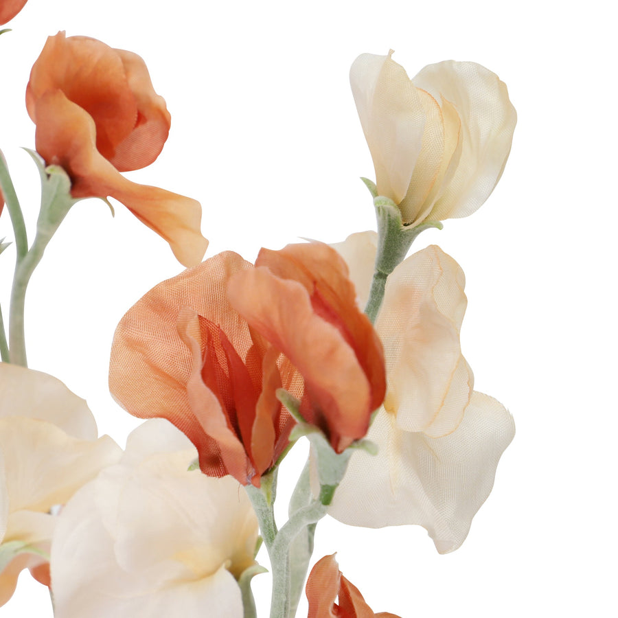 ミニブーケ スイートピー ライトブラウン